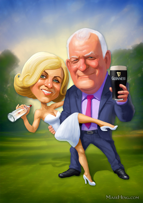 Gift Caricature by Mark Heng